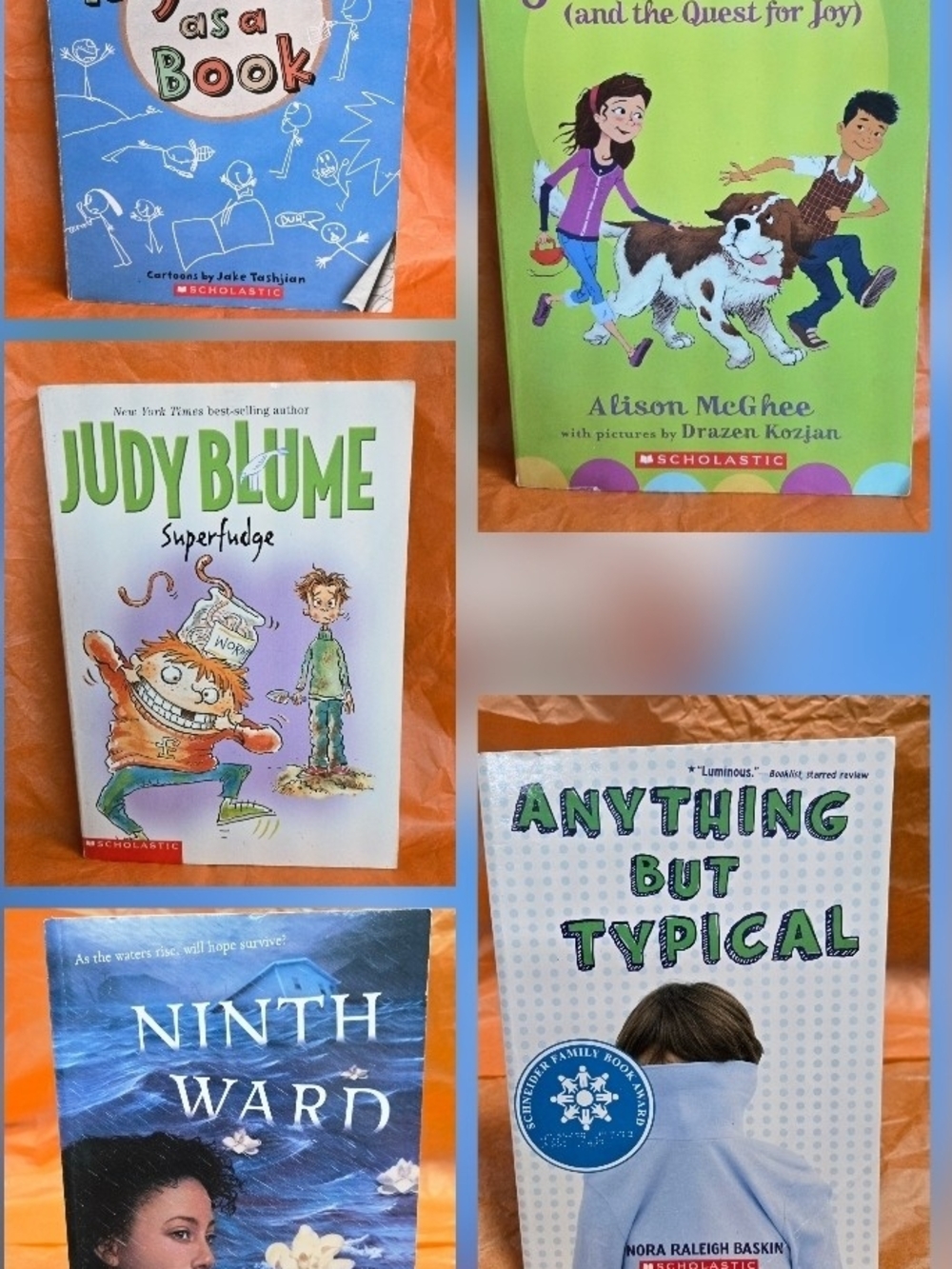 LOT OF SCHOLASTIC 5 CHILDREN BOOKS